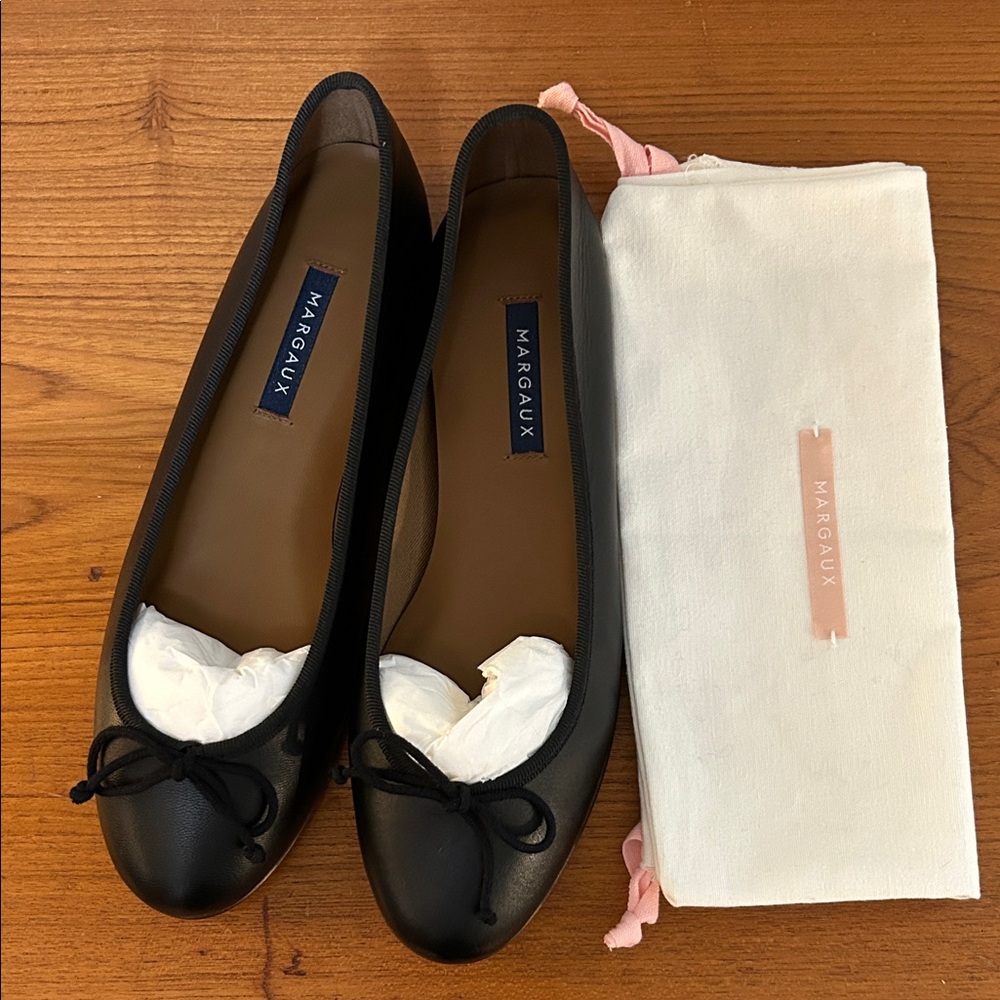 Margaux The Demi Black Nappa Sz 39 NWT